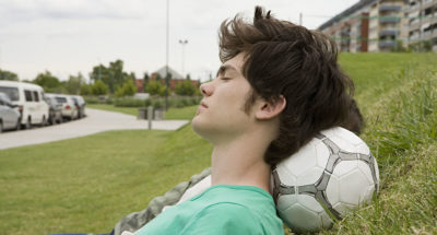 Students briefly check-in with themselves and focus their attention on their breath.